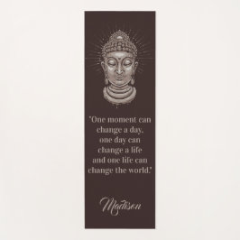 Esterilla De Yoga Buda cita la estera reversible conocida de encargo