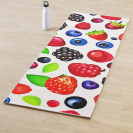 Esterilla De Yoga Burst de Berry: Patrón de Fruity