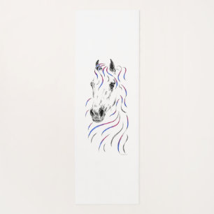 Esterilla De Yoga Caballo árabe elegante