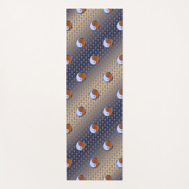 Esterilla De Yoga Caballo de Libra y Madera (Anverso)