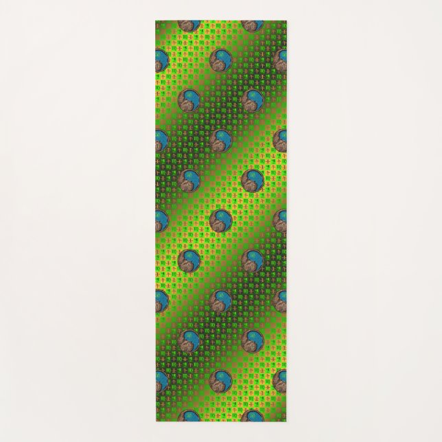 Esterilla De Yoga Caballo de Virgo y Agua (Anverso)