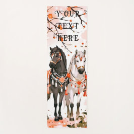 Esterilla De Yoga Caballos en un Personalizado de la Selva Roja de d