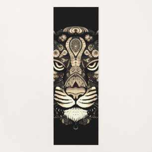 Esterilla De Yoga Cabeza del tigre dorado