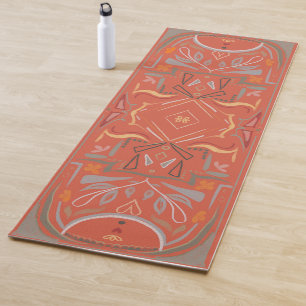 Esterilla De Yoga Café Red bird