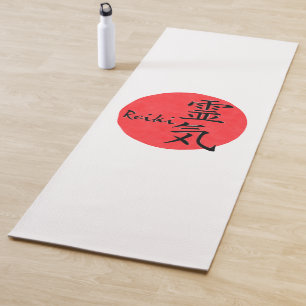 Esterilla De Yoga Caligrafía De Reiki Y Palabra 1
