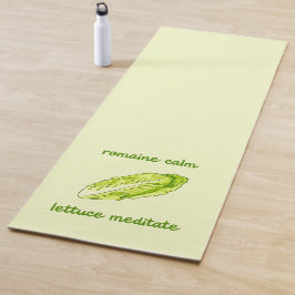 Esterilla De Yoga "Calle Romaine - Lettuce Meditate"