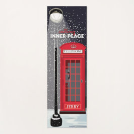 Esterilla De Yoga 'Calling Inner Peace' Red London Phone Booth