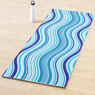 Esterilla De Yoga Calmar moderno azul Minimalista limpio