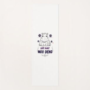 Esterilla De Yoga Cama de Moo Deng para bebé