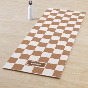 Esterilla De Yoga Camello Cognac ligero con control personalizado