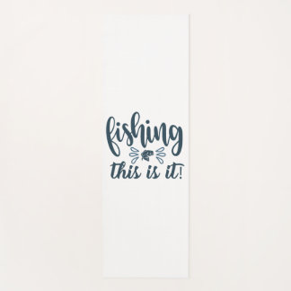 Esterilla De Yoga Camisa de pesca divertida con eslogan