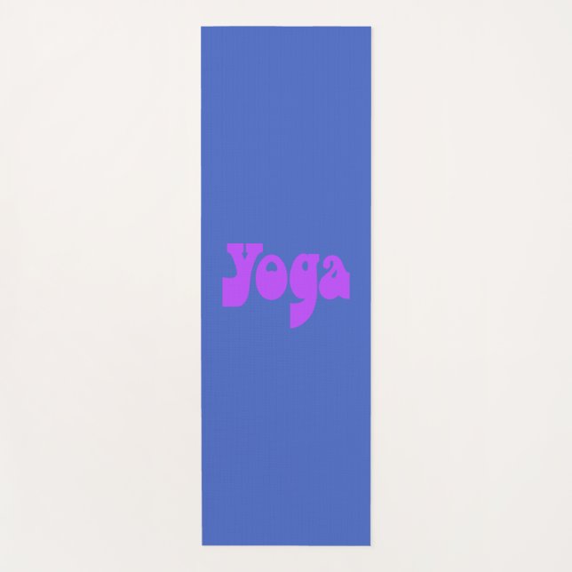 Esterilla De Yoga Camisas de yoga retro (Anverso)
