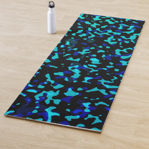 Esterilla De Yoga Camuflaje azul marino de moda
