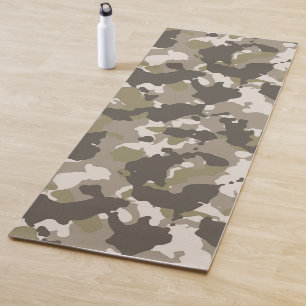 Esterilla De Yoga Camuflaje del Ejército Militar Personalizado Marró
