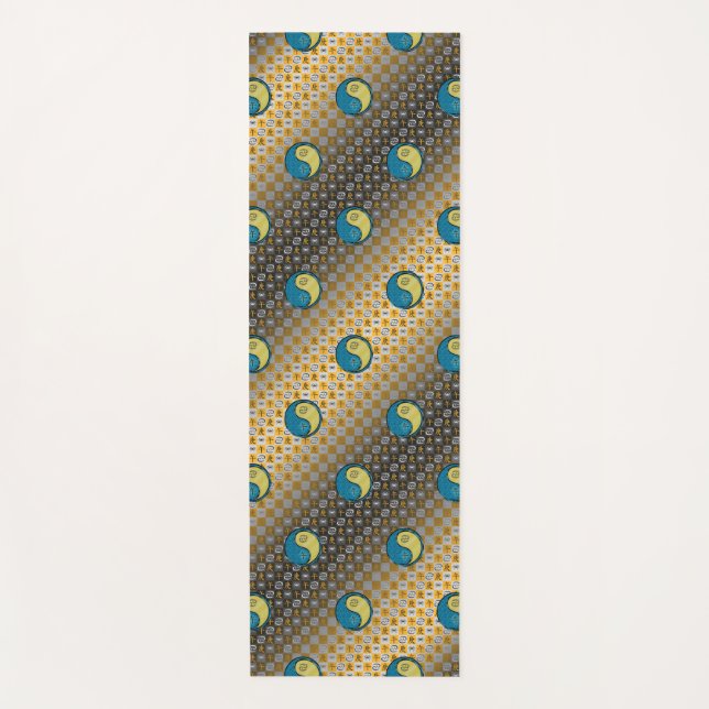 Esterilla De Yoga Cáncer y caballo Metalizado (Anverso)