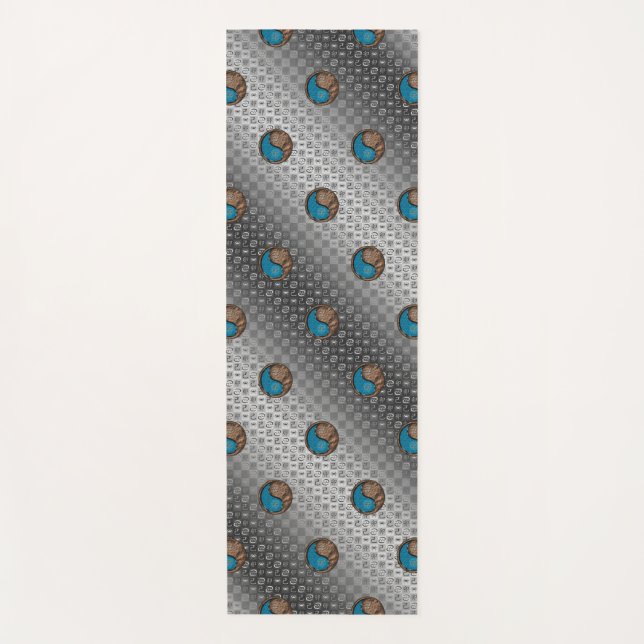 Esterilla De Yoga Cáncer y conejo terrestre (Anverso)