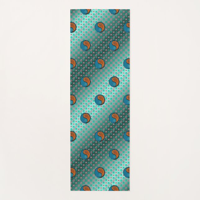 Esterilla De Yoga Cáncer y Perro de Madera (Anverso)