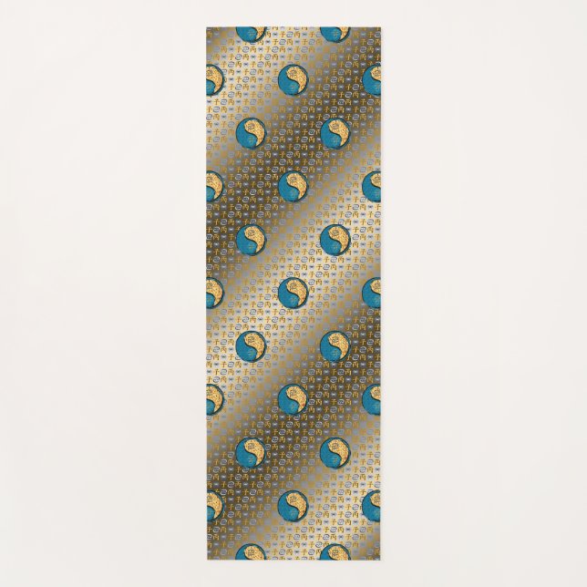 Esterilla De Yoga Cáncer y Rata de Fuego (Anverso)