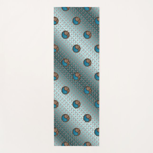 Esterilla De Yoga Cáncer y serpiente de la Tierra (Anverso)