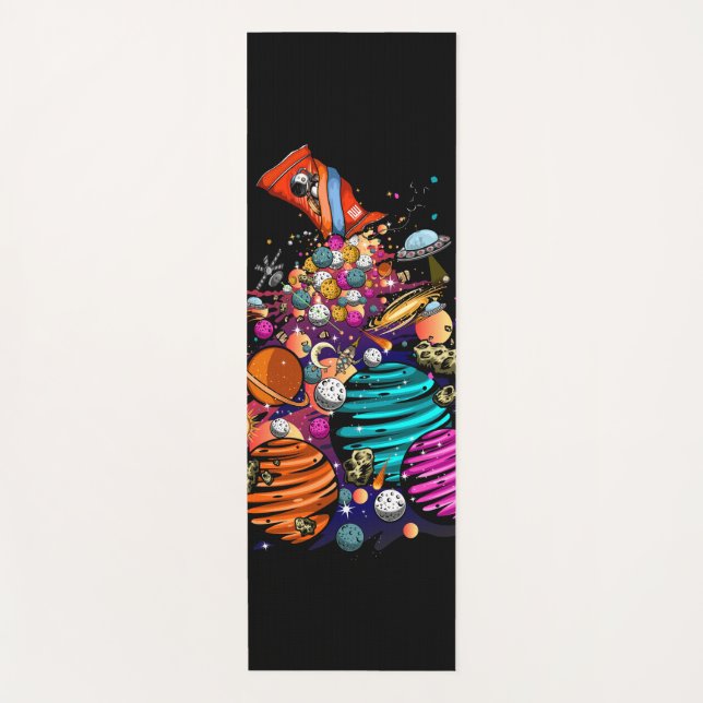 Esterilla De Yoga Candy espacial (Anverso)