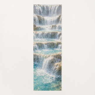 Esterilla De Yoga Cañón de la Cascada Iluminada por el Sol