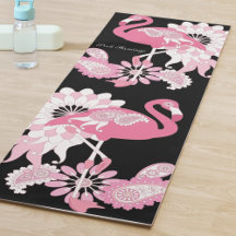 Caprichoso Flamenco Rosa Negro Moderno