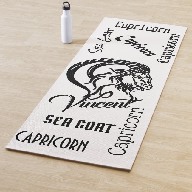 Esterilla De Yoga Capricornio personal de la cabra del mar Zodiac (In situ)
