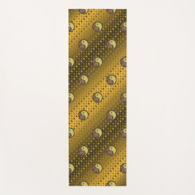 Esterilla De Yoga Capricornio y caballo Metalizado (Anverso)