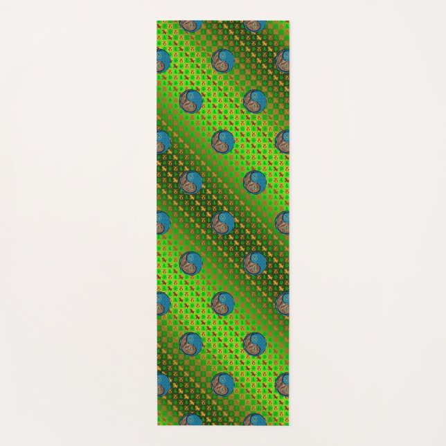 Esterilla De Yoga Capricornio y cabra acuática (Anverso)