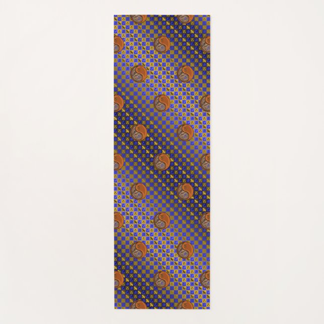 Esterilla De Yoga Capricornio y Ox de madera (Anverso)