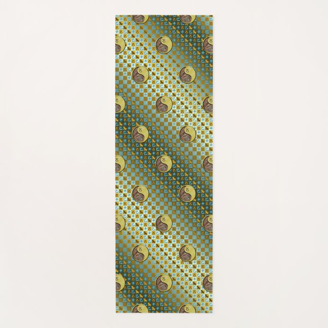 Esterilla De Yoga Capricornio y serpiente Metalizado (Anverso)