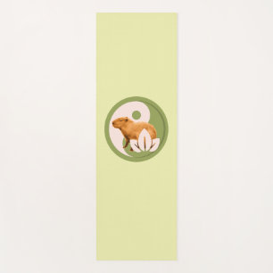 Esterilla De Yoga Capybara Zen Yin Yang Naturaleza Pacífica