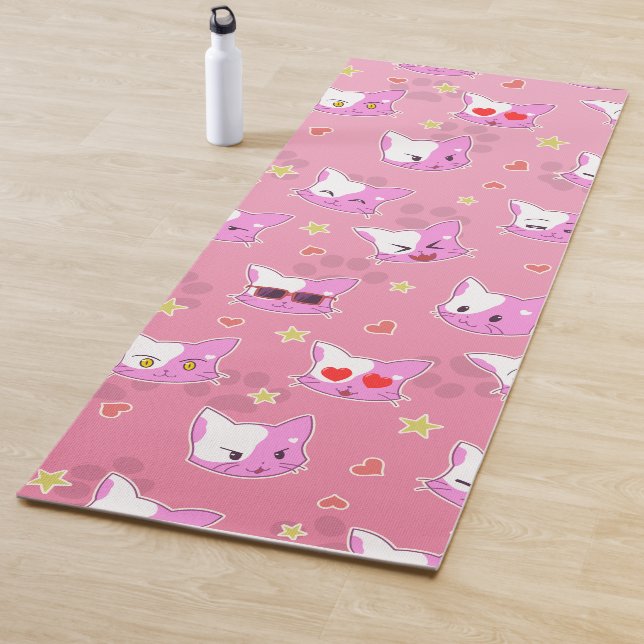 Esterilla De Yoga Cartoon Katzen  (In situ)