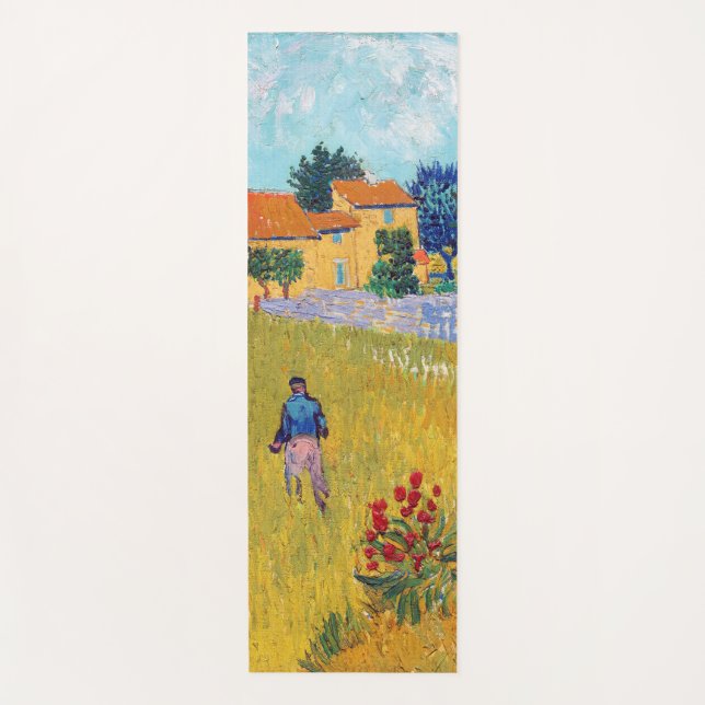 Esterilla De Yoga Casa de campo en Provenza, Van Gogh (Anverso)