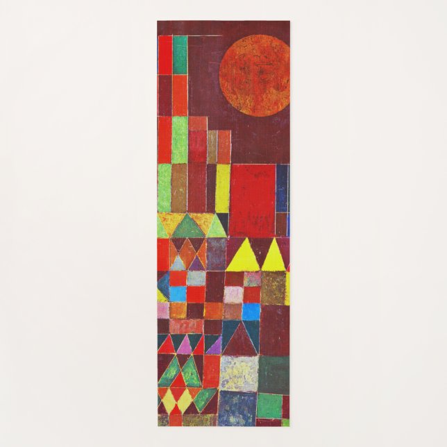 Esterilla De Yoga Castle y Sun, Paul Klee (Anverso)