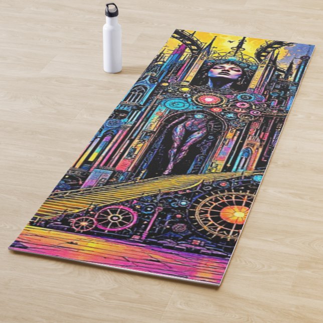 Esterilla De Yoga Catedral de Steampunk (In situ)