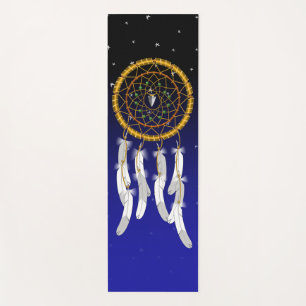 Esterilla De Yoga Cazador de sueños--Alfombra de Yoga Verde Turquesa