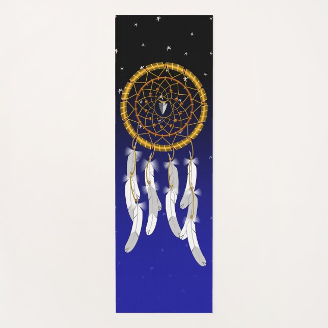 Esterilla De Yoga Cazador de Sueños--Ojo de Tigre (Anverso)