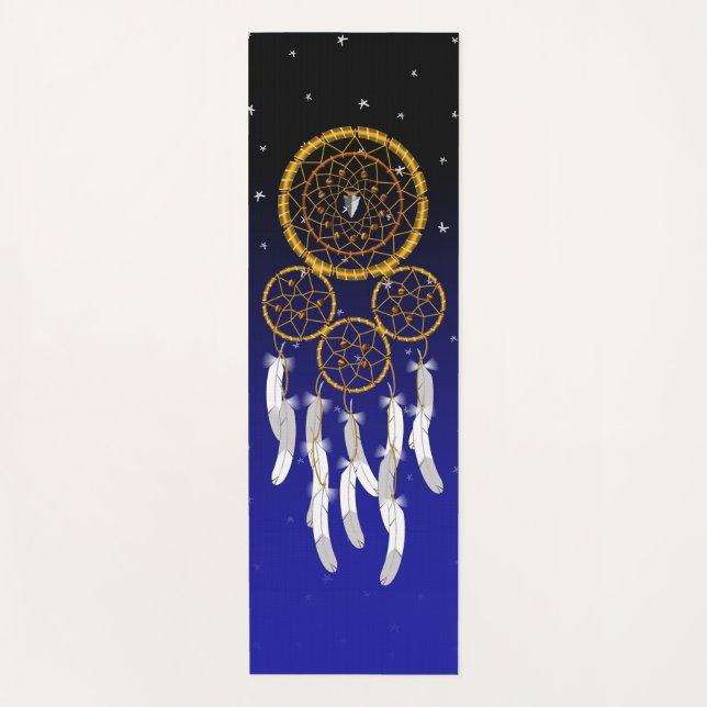 Esterilla De Yoga Cazador de Sueños--Ojo de Tigre (Anverso)