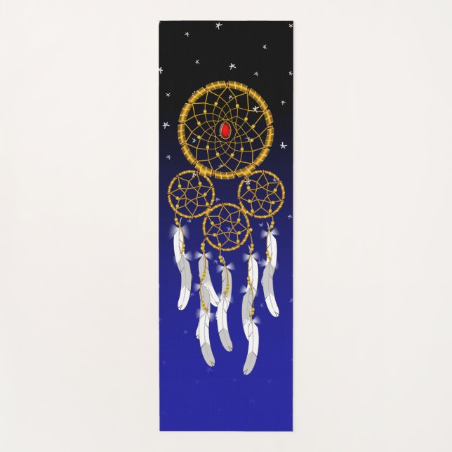 Esterilla De Yoga Cazador de Sueños--Rubí (Anverso)
