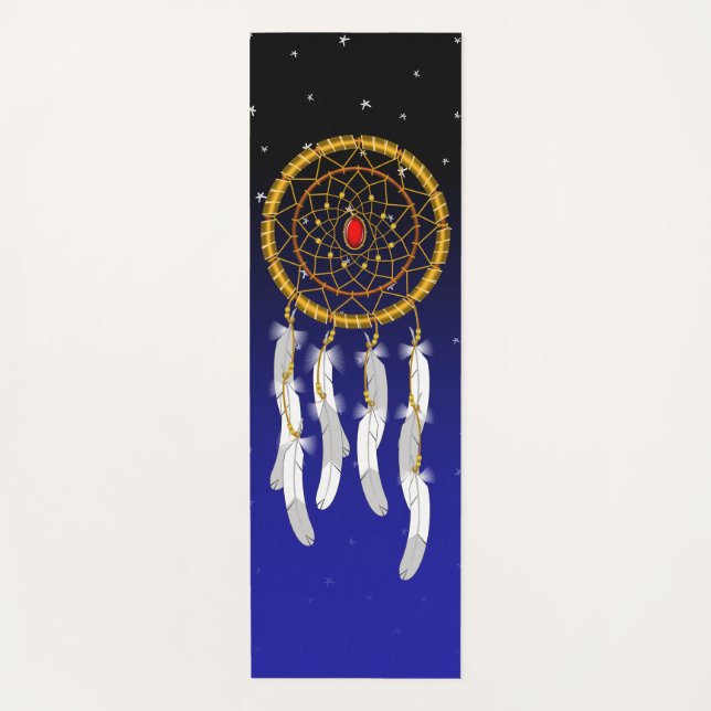 Esterilla De Yoga Cazador de Sueños--Rubí (Anverso)