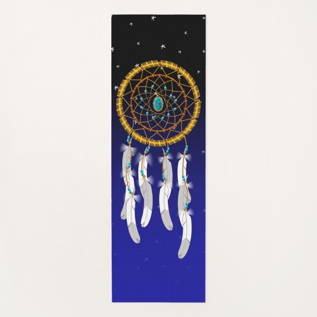 Esterilla De Yoga Cazador de Sueños--Turquesa (Anverso)