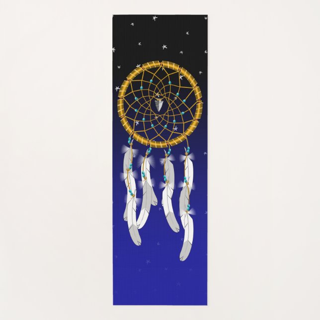 Esterilla De Yoga Cazador de Sueños--Turquesa (Anverso)