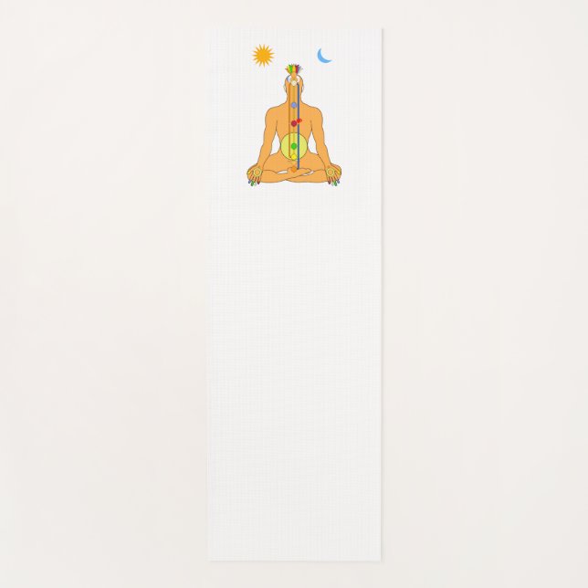 Esterilla De Yoga  Chakras Sentados (Anverso)