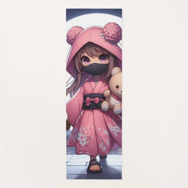 Esterilla De Yoga Chica guerrero guerrero guerrero guineano y teddy (Anverso)