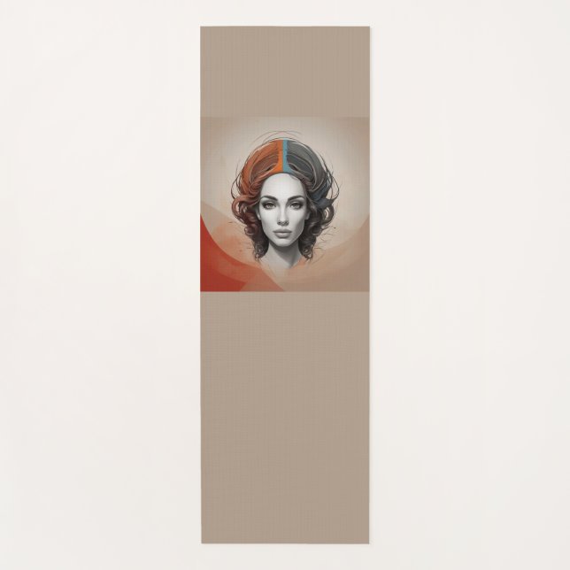 Esterilla De Yoga chica vívido fuera de adentro (Anverso)