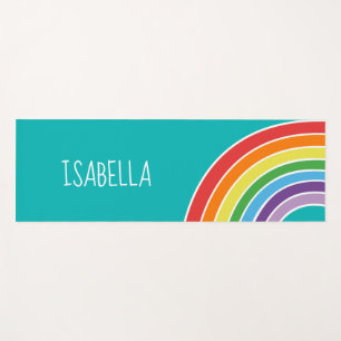 Esterilla De Yoga Chicas bonitos del arco iris personalizados