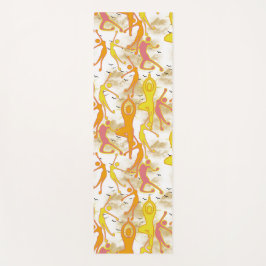 Esterilla De Yoga Chicas de Yoga Feliz Baile