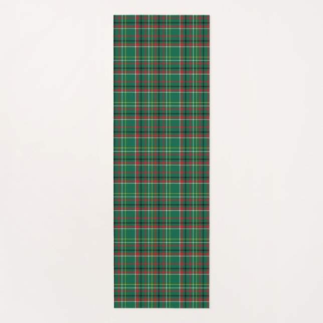 Esterilla De Yoga Christmas Plaid Green Pattern-23914 (Anverso)
