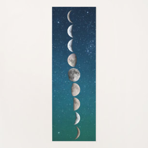 Esterilla De Yoga Cielo reversible de las fases y de la puesta del